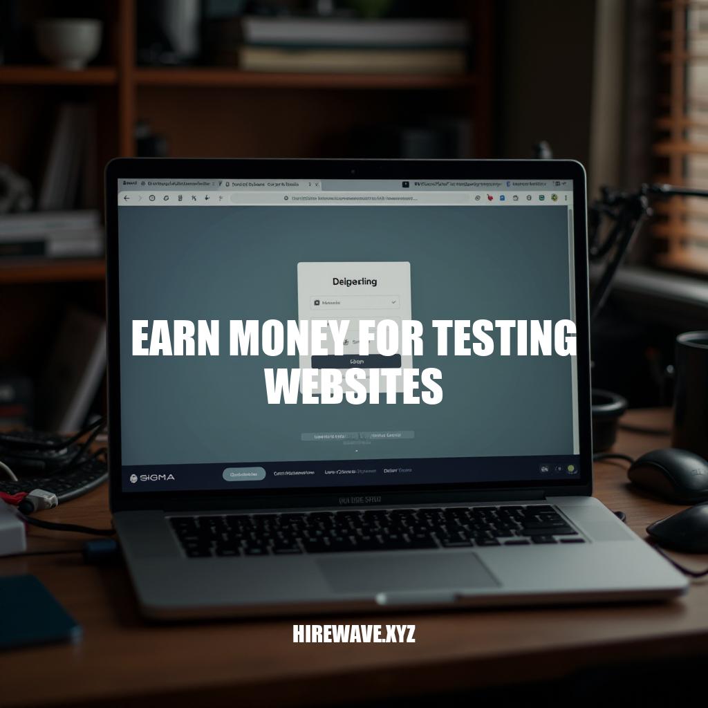 Earn Money for Testing Websites: A Guide to Supplemental Income Opportunities